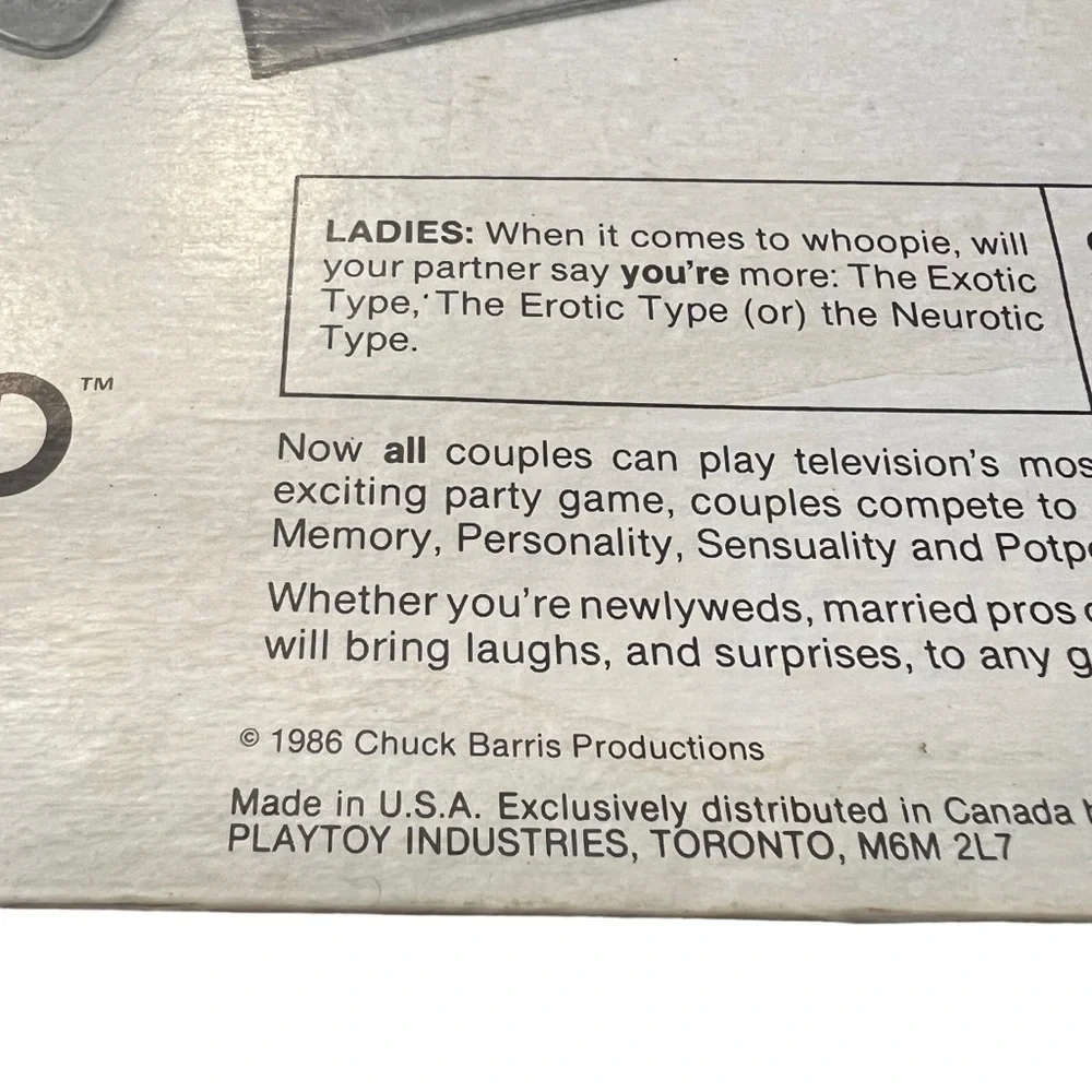 Vintage Pressman The New Newlywed‎ Game 1986 Board Game